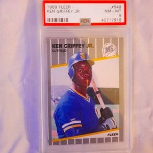 Ken Griffey Jr PSA Graded Rookie Card